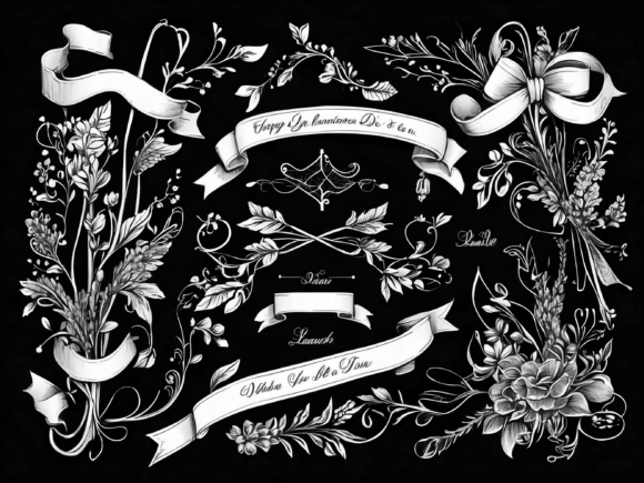 Download About Hand Drawn Floral Decorative Borde - Hand Collection